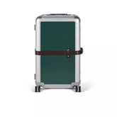 FPM X GLOBE TROTTER: BANK CENTENARY TRUNK ON WHEELS VULCANIZED FIBER |