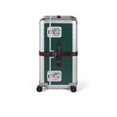 FPM X GLOBE TROTTER: BANK CENTENARY TRUNK ON WHEELS VULCANIZED FIBER | 